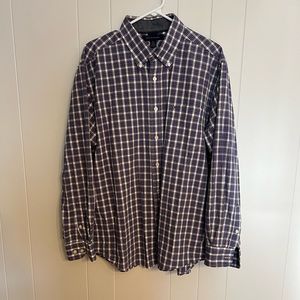 Tommy Hilfiger long‎ sleeve plaid button-down size XL